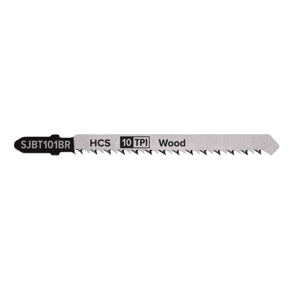 Jigsaw Blade Hard Wood Downward Cut 100mm 10tpi - Pack of 5 Model No-SJBT101BR