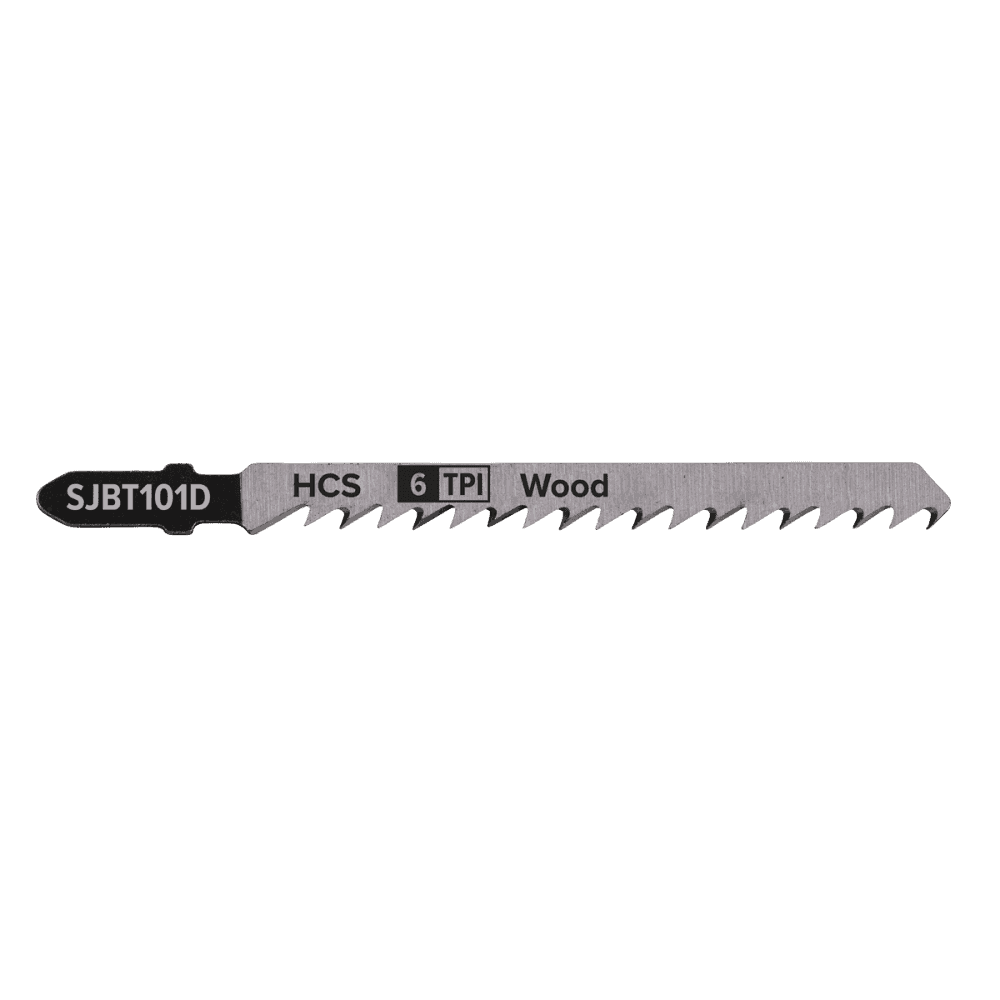 Jigsaw Blade Hard Wood 100mm 6tpi - Pack of 5 Model No-SJBT101D