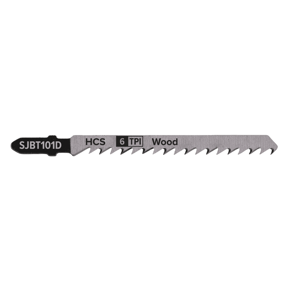 Jigsaw Blade Hard Wood 100mm 6tpi - Pack of 5 Model No-SJBT101D