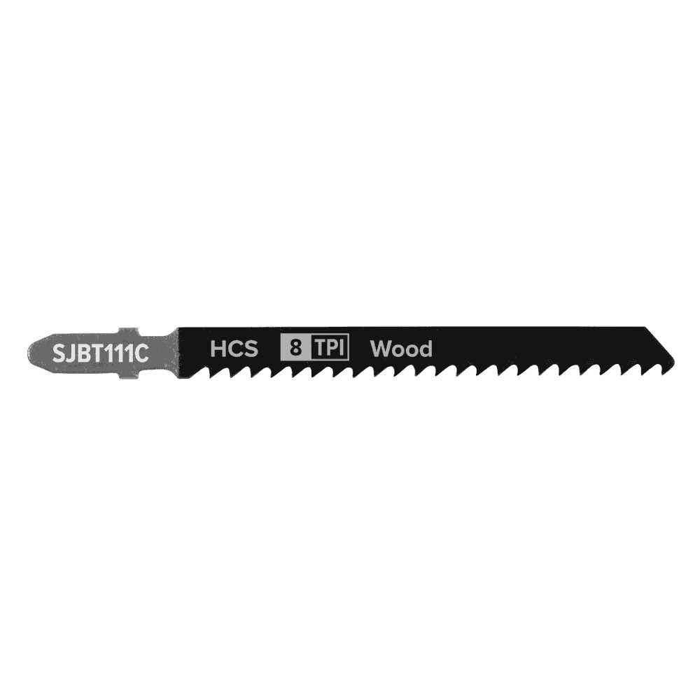 Jigsaw Blade General Wood 100mm 8tpi - Pack of 5 Model No-SJBT111C