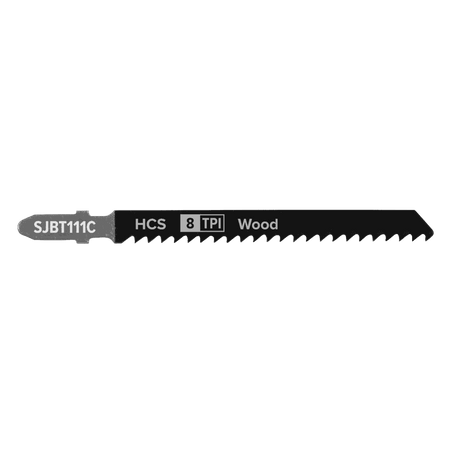 Jigsaw Blade General Wood 100mm 8tpi - Pack of 5 Model No-SJBT111C