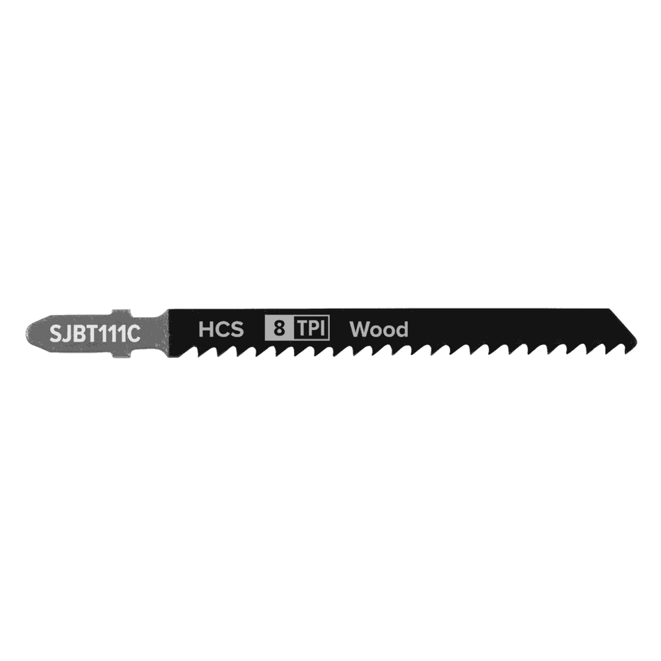 Jigsaw Blade General Wood 100mm 8tpi - Pack of 5 Model No-SJBT111C