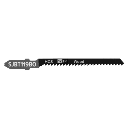 Jigsaw Blade General Wood 75mm 12tpi - Pack of 5 Model No-SJBT119BO