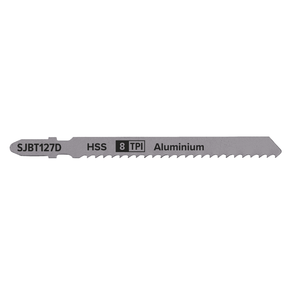 Jigsaw Blade Aluminium 100mm 8tpi - Pack of 5 Model No-SJBT127D