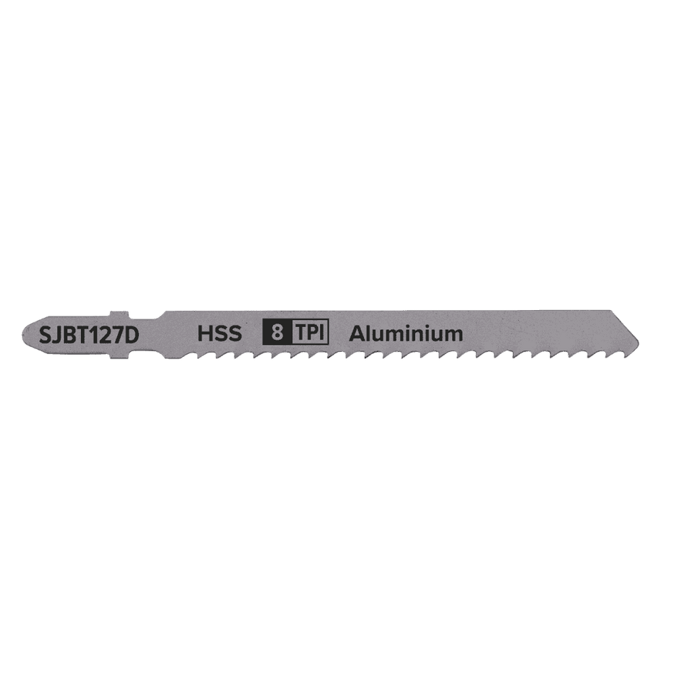 Jigsaw Blade Aluminium 100mm 8tpi - Pack of 5 Model No-SJBT127D