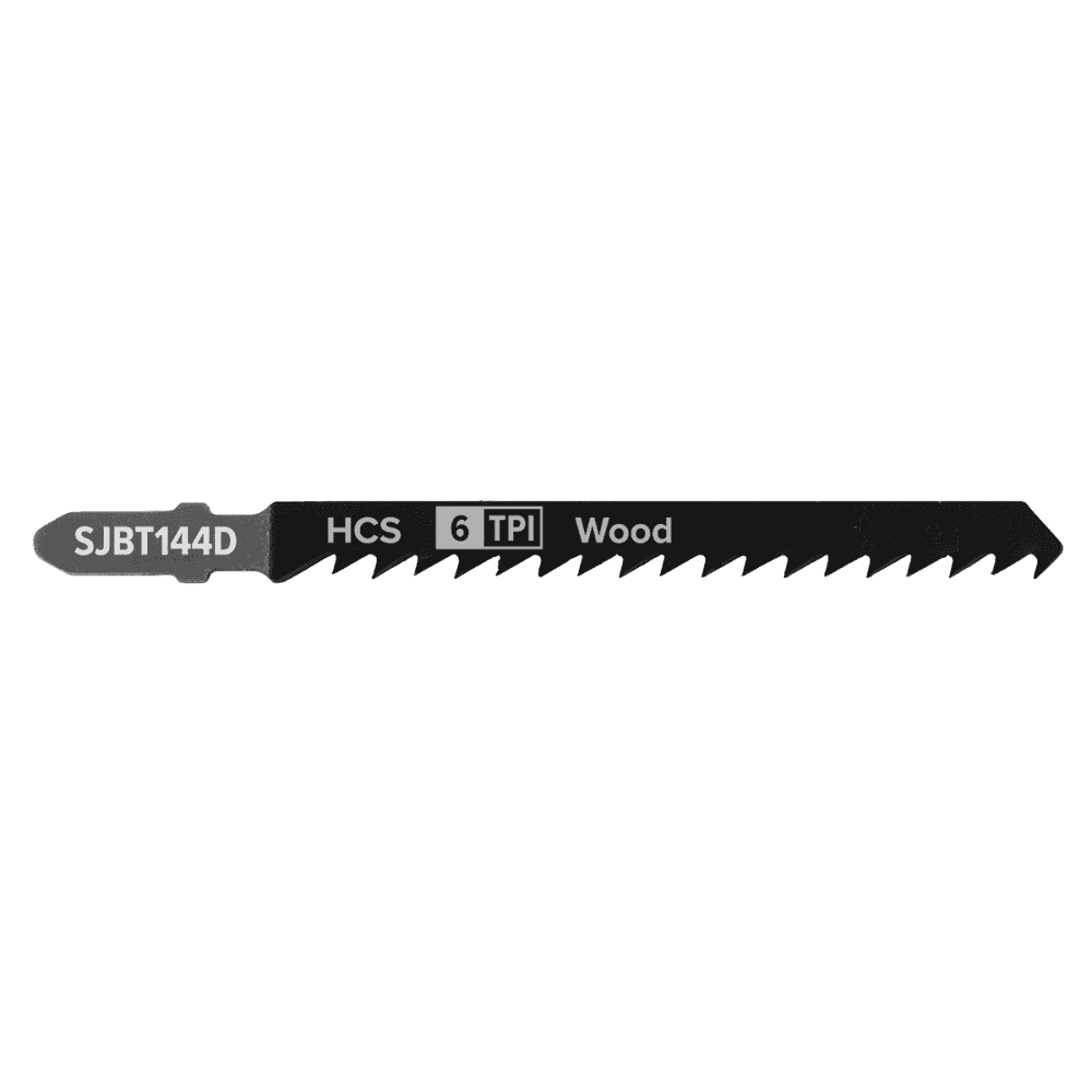 Jigsaw Blade General Wood 100mm 6tpi - Pack of 5 Model No-SJBT144D