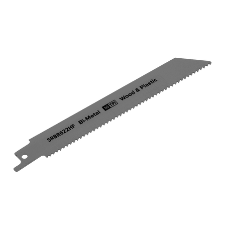 Reciprocating Saw Blade Wood & Plastics 150mm 10tpi - Pack of 5 Model No-SRBR622HF