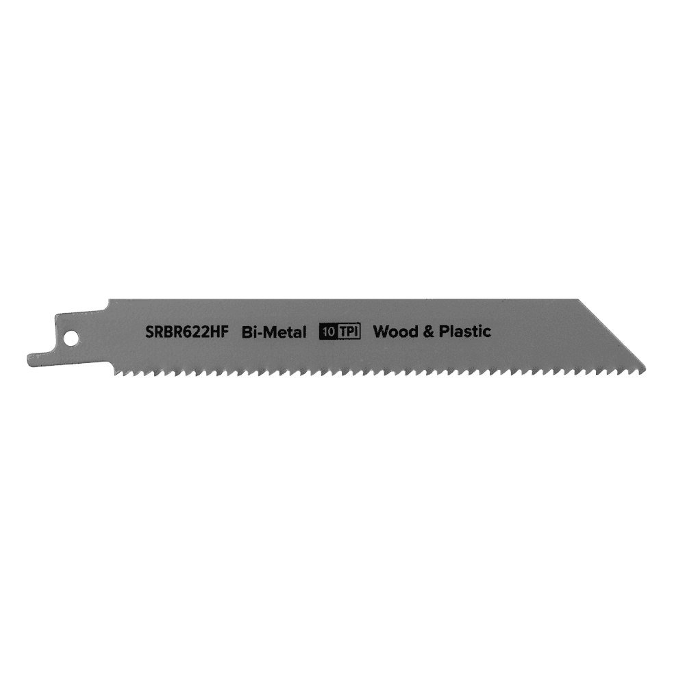 Reciprocating Saw Blade Wood & Plastics 150mm 10tpi - Pack of 5 Model No-SRBR622HF