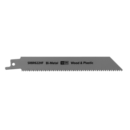 Reciprocating Saw Blade Wood & Plastics 150mm 10tpi - Pack of 5 Model No-SRBR622HF