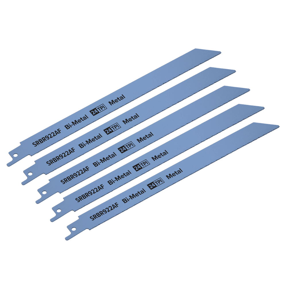 Reciprocating Saw Blade Metal 230mm 24tpi - Pack of 5 Model No-SRBR922AF