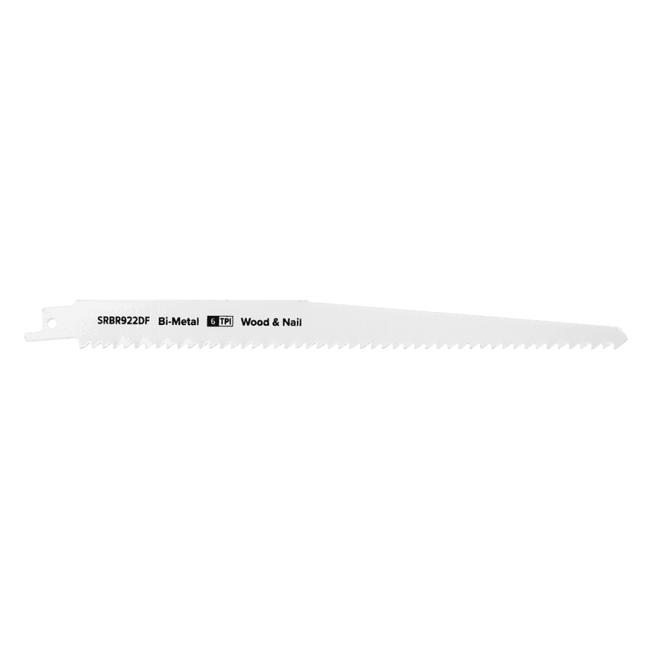 Reciprocating Saw Blade Wood & Nail 230mm 6tpi - Pack of 5 Model No-SRBR922DF