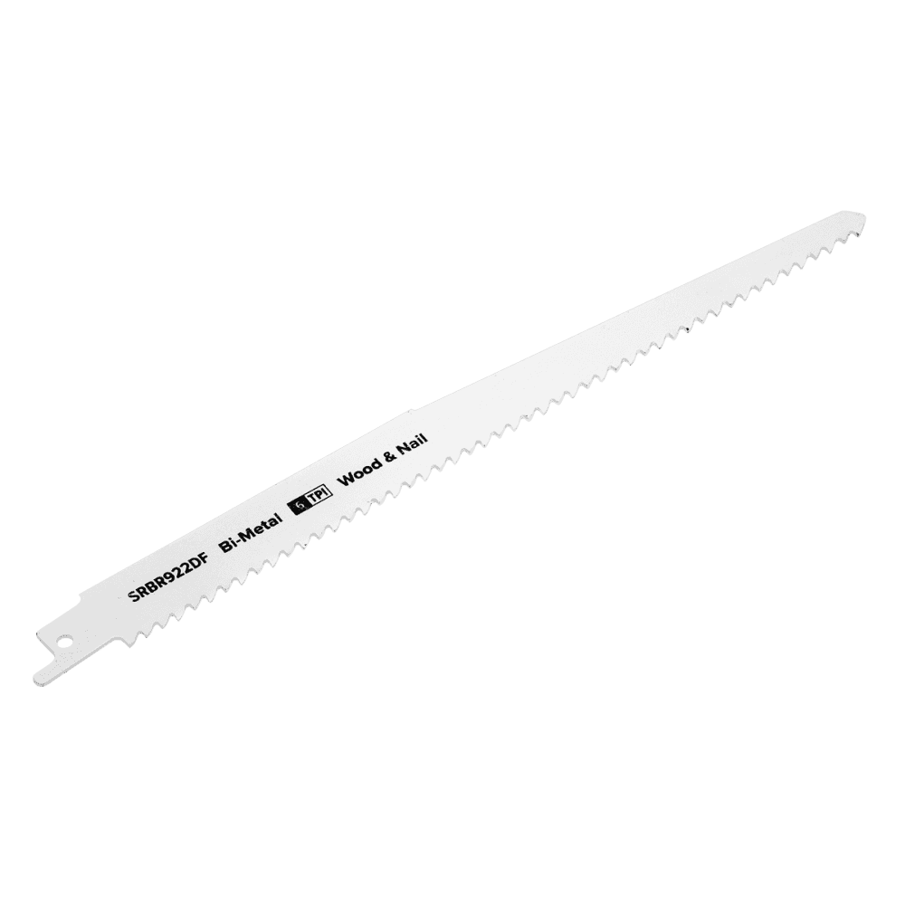 Reciprocating Saw Blade Wood & Nail 230mm 6tpi - Pack of 5 Model No-SRBR922DF