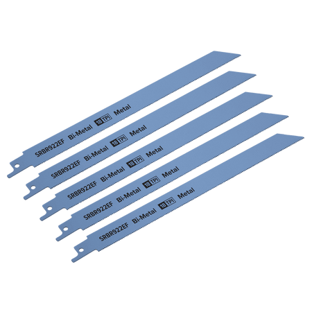 Reciprocating Saw Blade Metal 230mm 18tpi - Pack of 5 Model No-SRBR922EF
