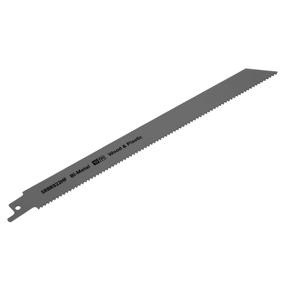 Reciprocating Saw Blade Wood & Plastics 230mm 10tpi - Pack of 5 Model No-SRBR922HF