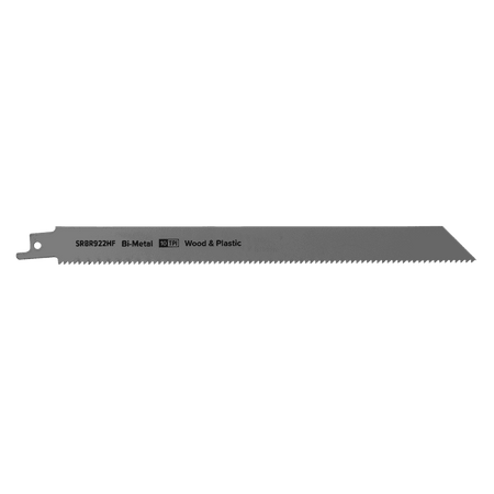 Reciprocating Saw Blade Wood & Plastics 230mm 10tpi - Pack of 5 Model No-SRBR922HF
