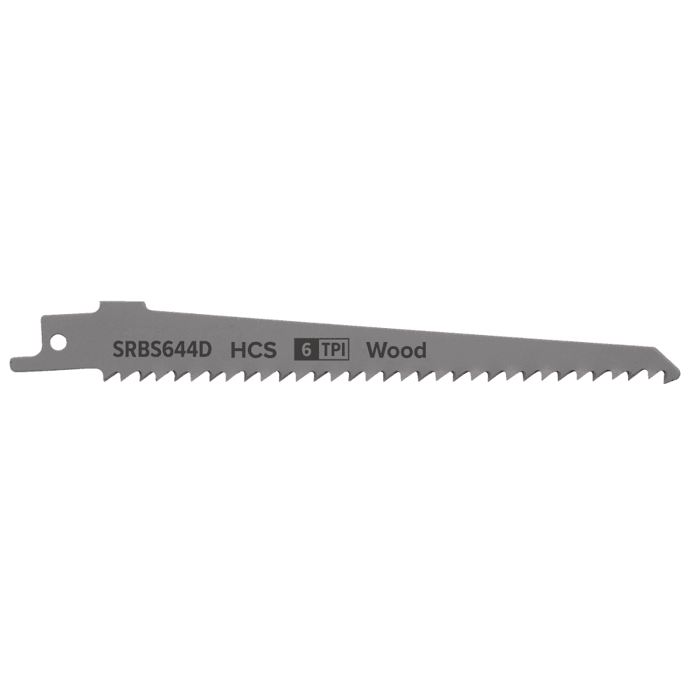 Reciprocating Saw Blade Clean Wood 150mm 6tpi - Pack of 5 Model No-SRBS644D