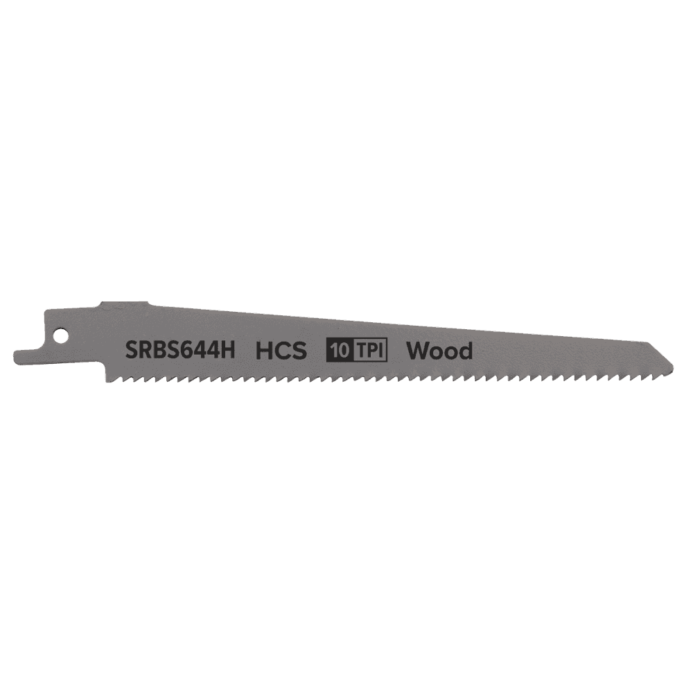 Reciprocating Saw Blade Clean Wood 150mm 10tpi - Pack of 5 Model No-SRBS644H