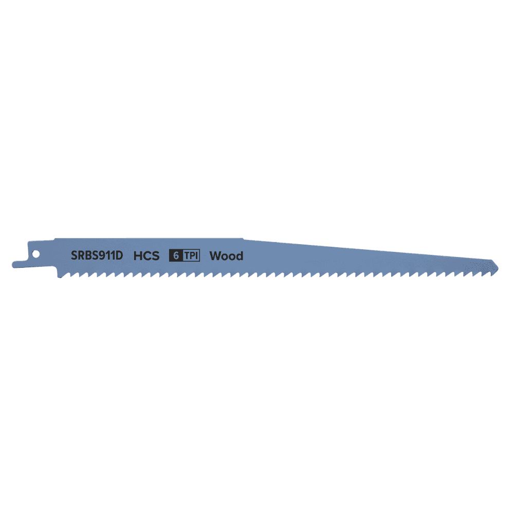 Reciprocating Saw Blade Clean Wood 230mm 6tpi - Pack of 5 Model No-SRBS911D