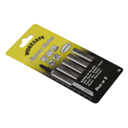 Jigsaw Blade Wood & Plastics 75mm 10tpi - Pack of 5 Model No-WJT101B
