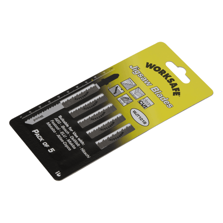 Jigsaw Blade Wood & Plastics 75mm 10tpi - Pack of 5 Model No-WJT101B