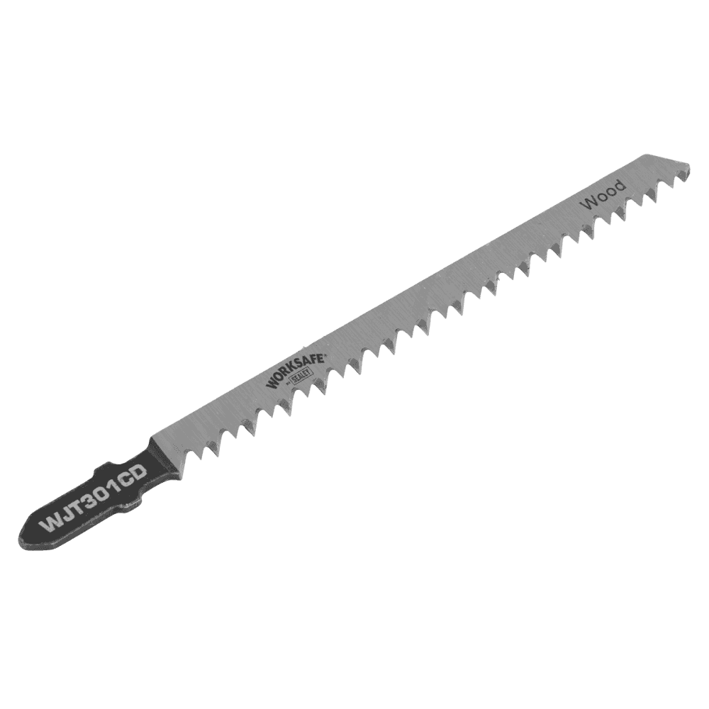 Jigsaw Blade Wood & Plastics 90mm 8tpi - Pack of 5 Model No-WJT301CD