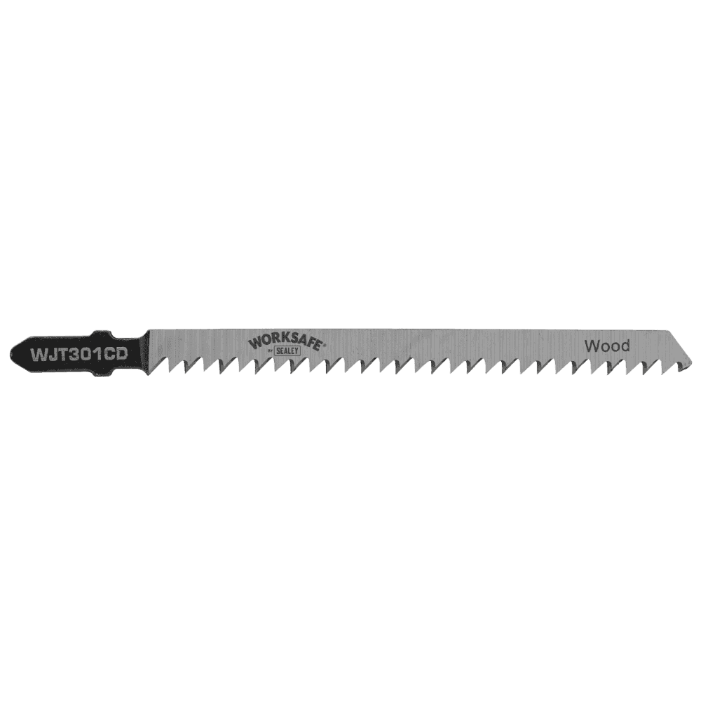 Jigsaw Blade Wood & Plastics 90mm 8tpi - Pack of 5 Model No-WJT301CD