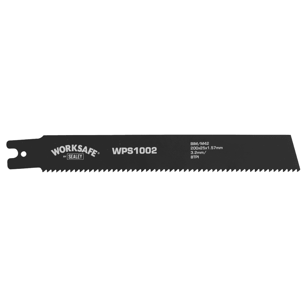 Pipe Saw Blade 200 x 25 x 1.7mm 8tpi - Pack of 5 Model No-WPS1002