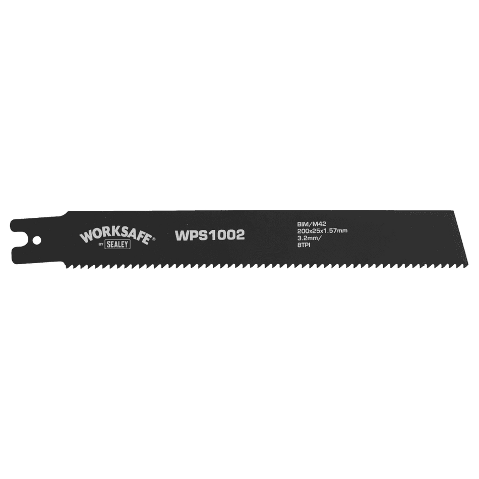 Pipe Saw Blade 200 x 25 x 1.7mm 8tpi - Pack of 5 Model No-WPS1002