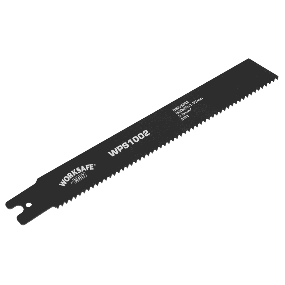Pipe Saw Blade 200 x 25 x 1.7mm 8tpi - Pack of 5 Model No-WPS1002