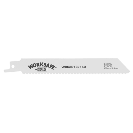 Reciprocating Saw Blade 150mm 14tpi - Pack of 5 Model No-WRS3013/150