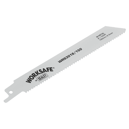 Reciprocating Saw Blade 150mm 10tpi - Pack of 5 Model No-WRS3018/150