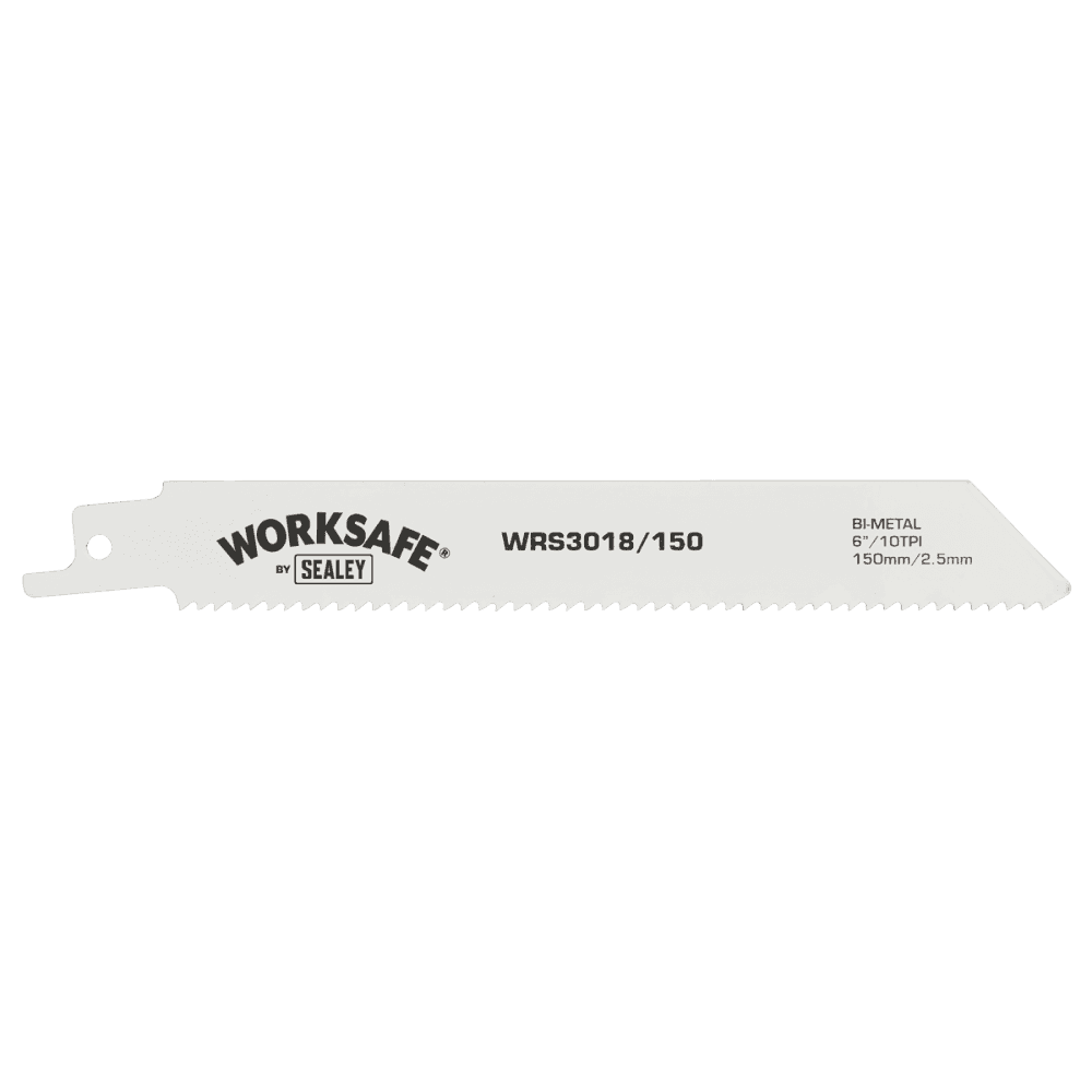 Reciprocating Saw Blade 150mm 10tpi - Pack of 5 Model No-WRS3018/150