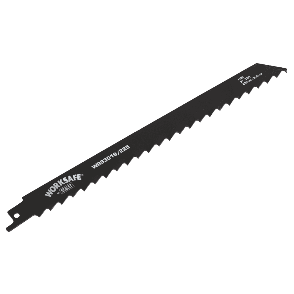 Reciprocating Saw Blade Wood 225mm 3tpi - Pack of 5 Model No-WRS3019/225