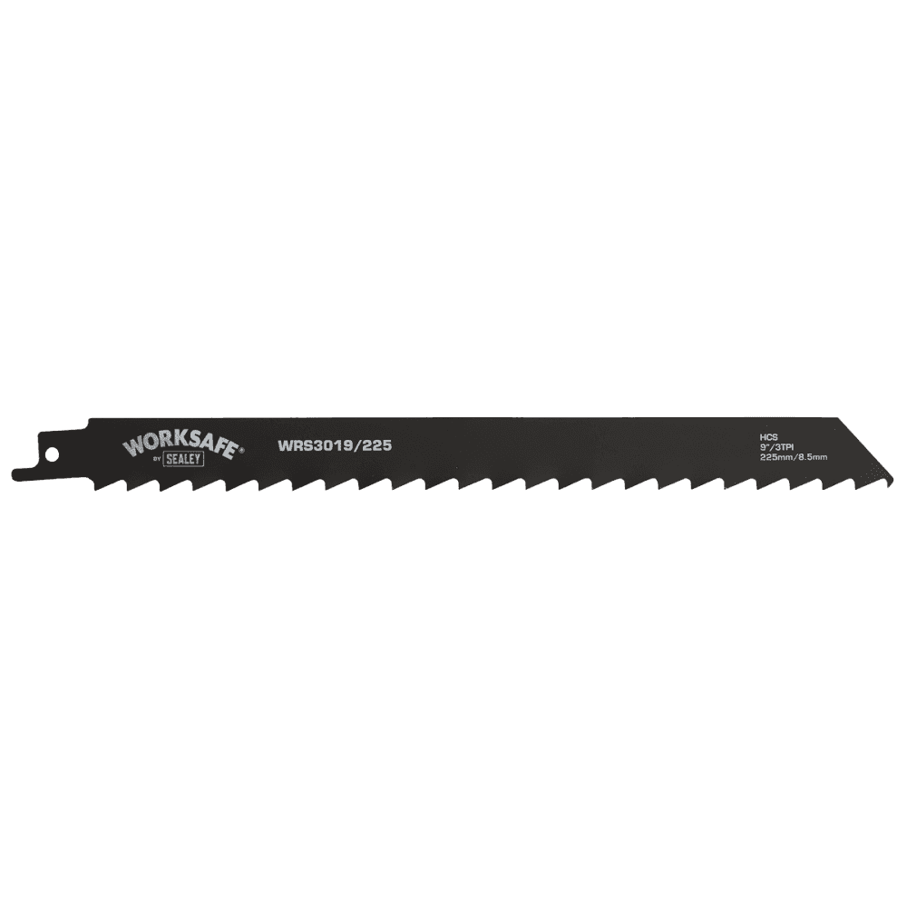 Reciprocating Saw Blade Wood 225mm 3tpi - Pack of 5 Model No-WRS3019/225
