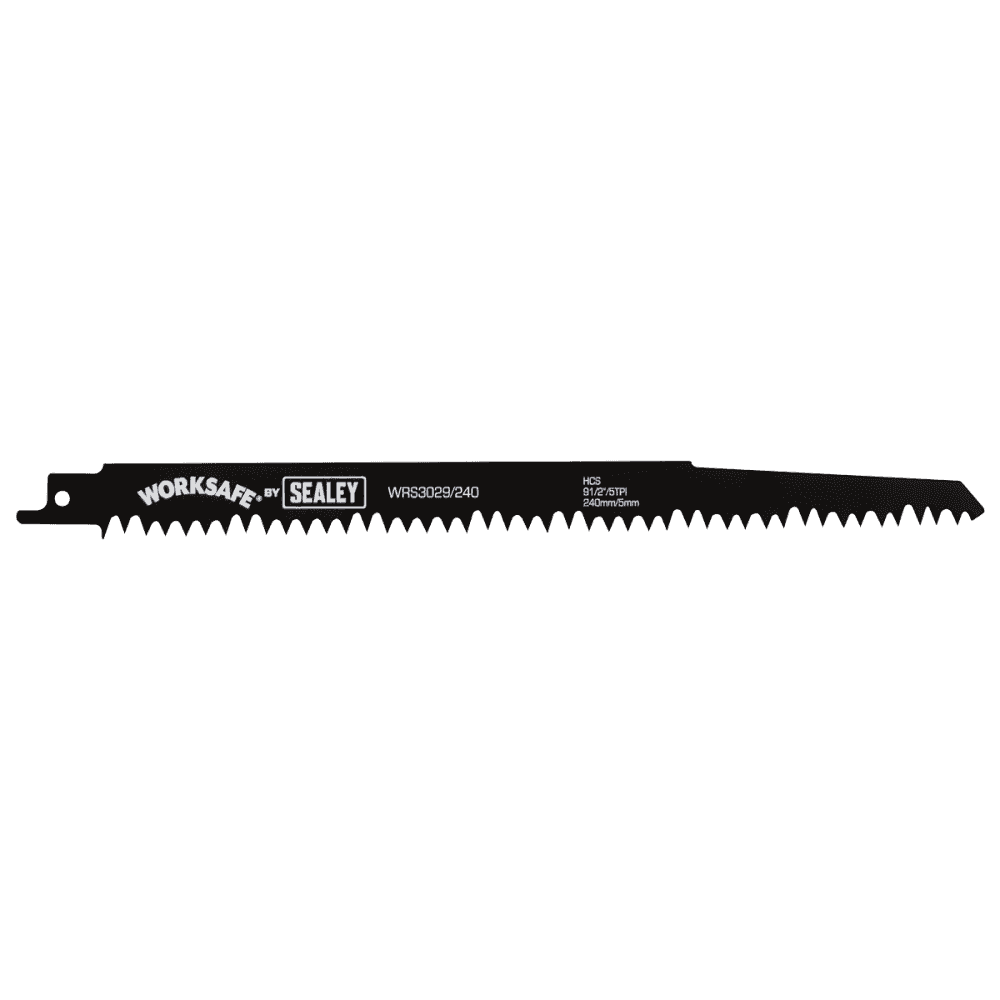 Reciprocating Saw Blade Wood 240mm 5tpi - Pack of 5 Model No-WRS3029/240