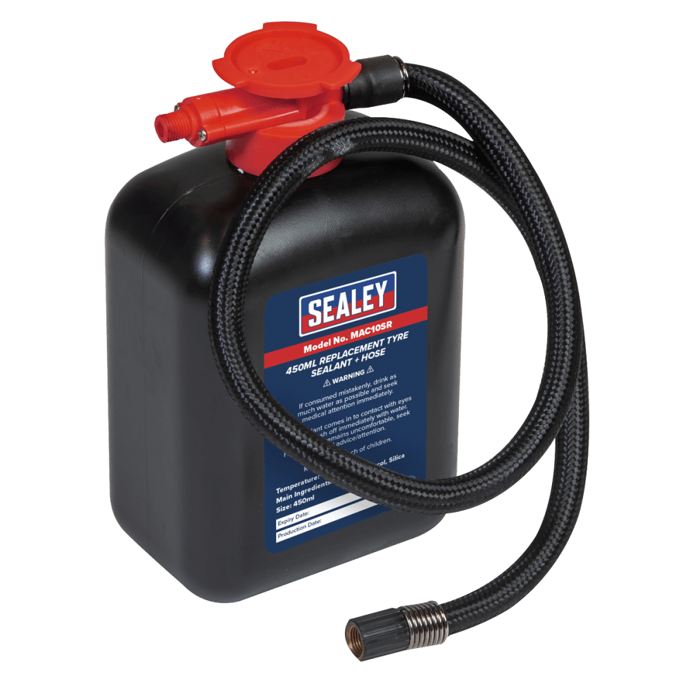 Replacement Tyre Sealant & Hose 450ml : Model No-MAC10SR