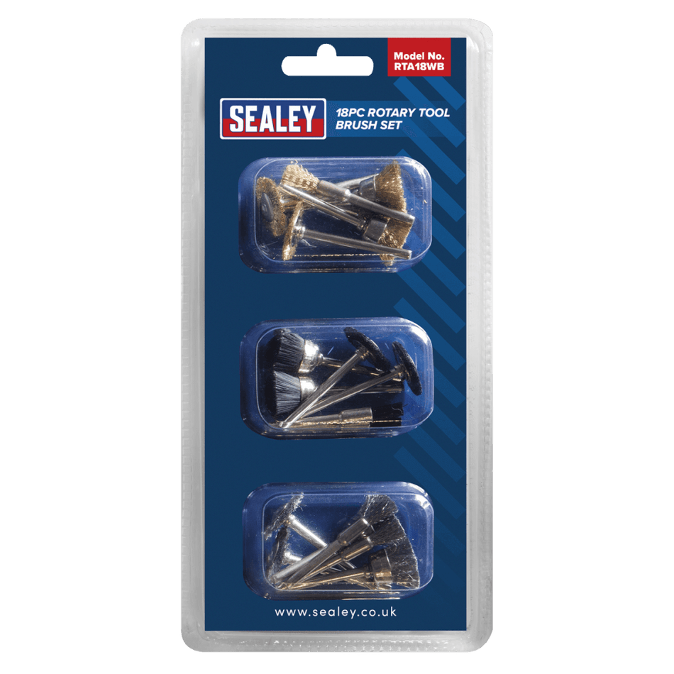 Rotary Tool Brush Set 18pc Model No-RTA18WB