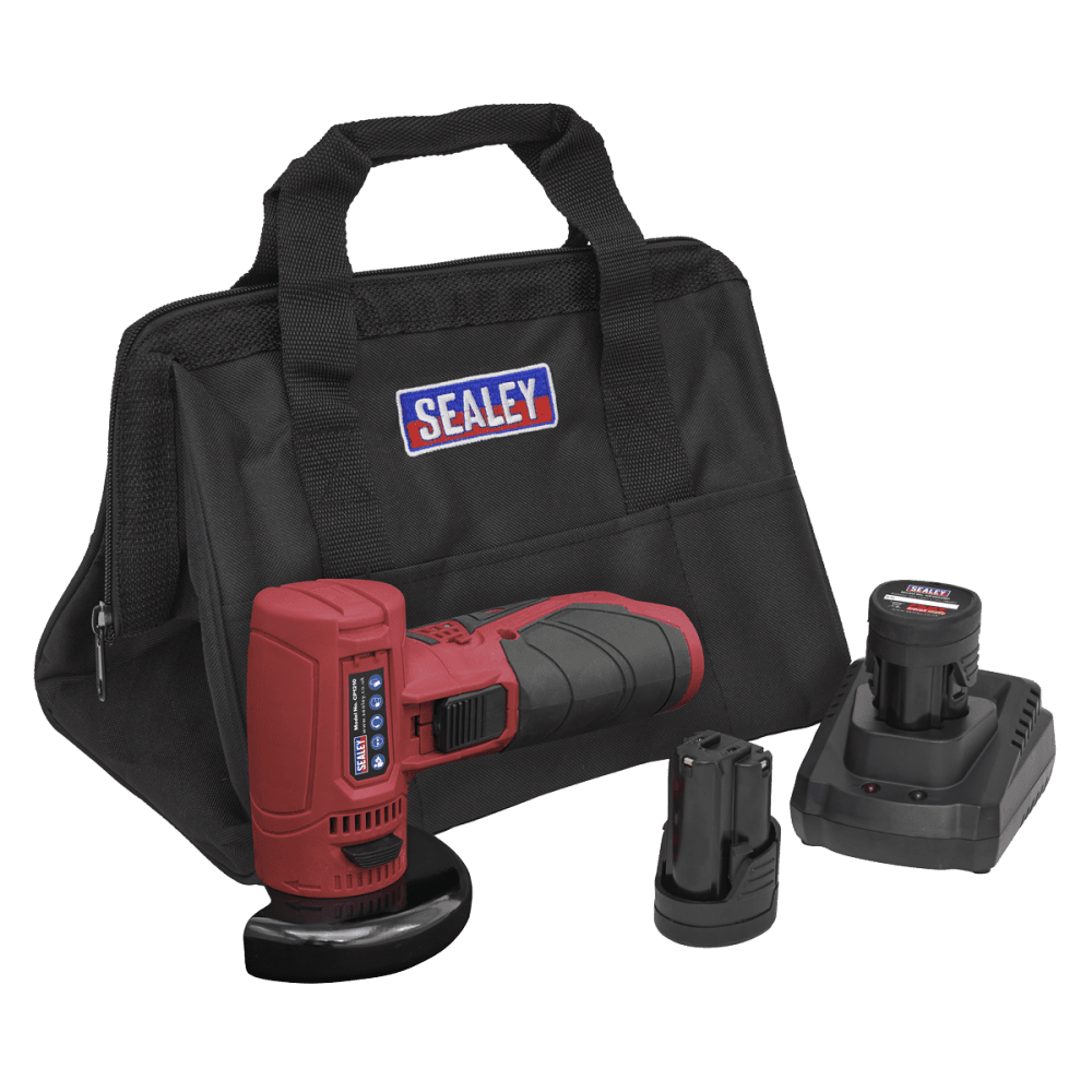 Angle Grinder Kit 76mm 12V Lithium-ion - 2 Batteries Model No-CP1210KIT