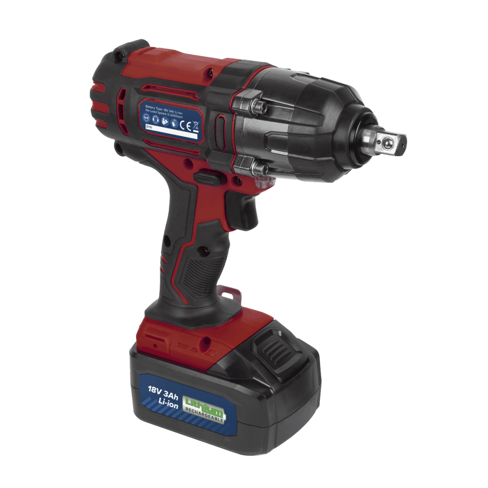 Cordless Impact Wrench 18V 3Ah Lithium-ion 1/2"Sq Drive Model No-CP400LI