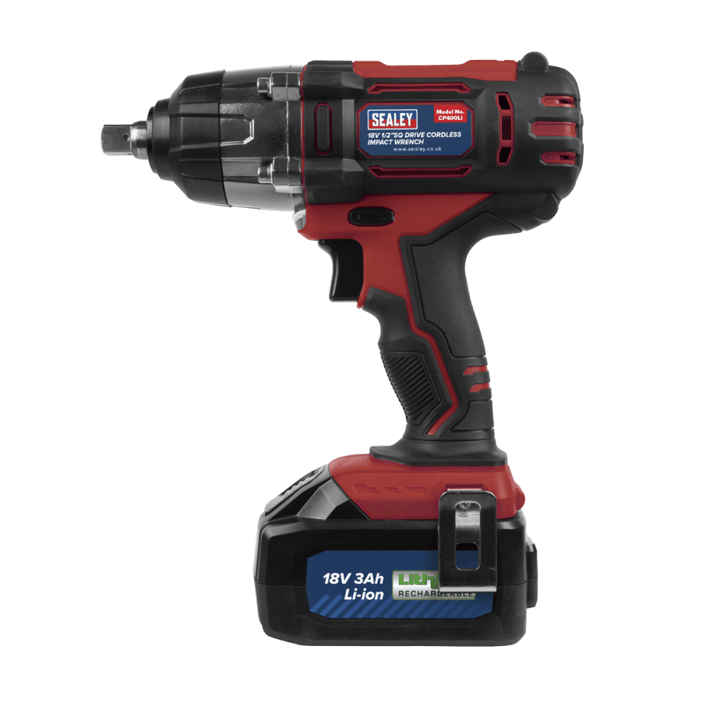 Cordless Impact Wrench 18V 3Ah Lithium-ion 1/2"Sq Drive Model No-CP400LI