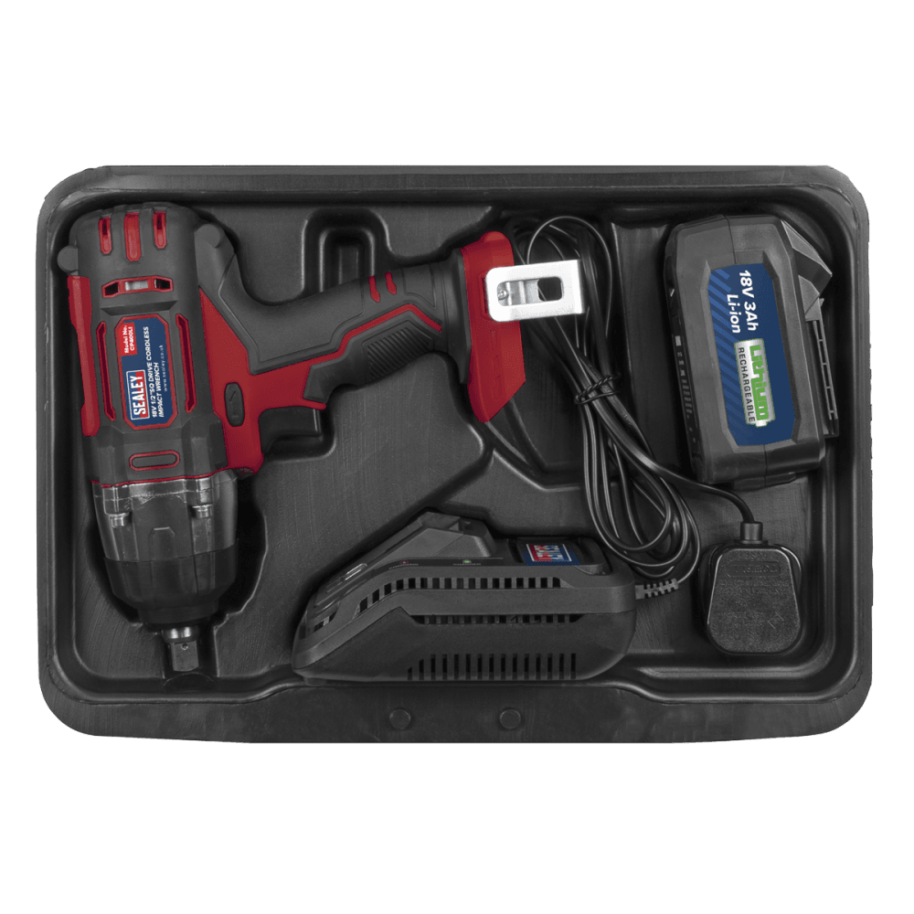 Cordless Impact Wrench 18V 3Ah Lithium-ion 1/2"Sq Drive Model No-CP400LI