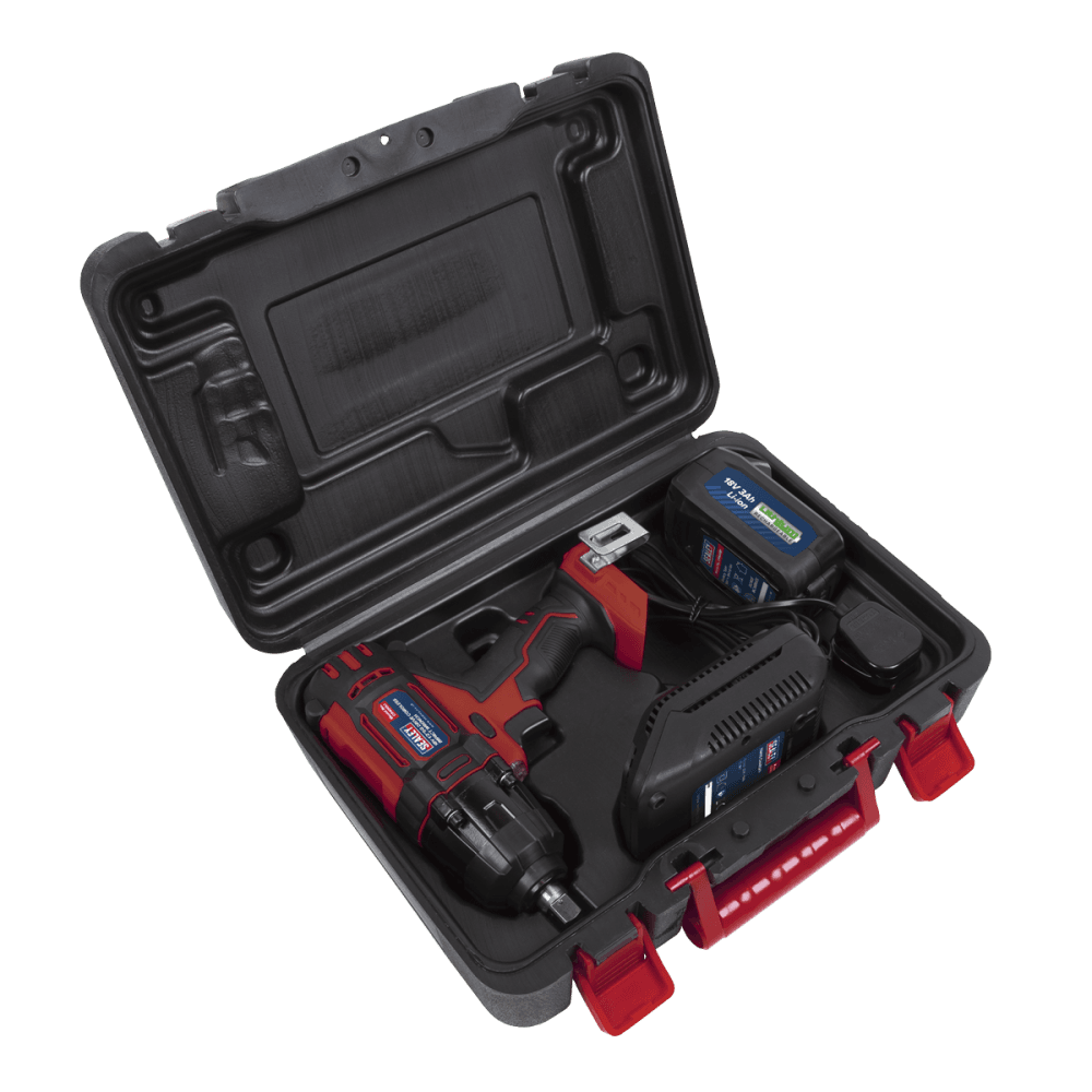 Cordless Impact Wrench 18V 3Ah Lithium-ion 1/2"Sq Drive Model No-CP400LI