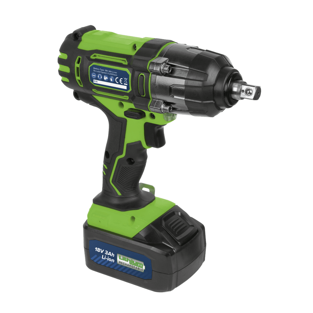 Cordless Impact Wrench 18V 3Ah Lithium-ion 1/2"Sq Drive Hi-Vis Model No-CP400LIHV