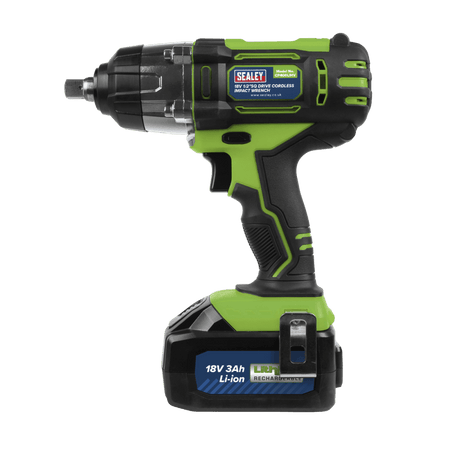 Cordless Impact Wrench 18V 3Ah Lithium-ion 1/2"Sq Drive Hi-Vis Model No-CP400LIHV