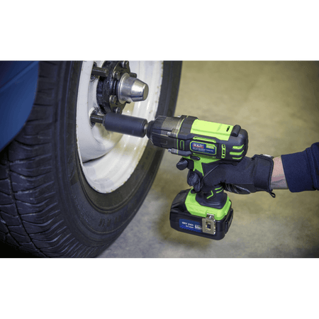 Cordless Impact Wrench 18V 3Ah Lithium-ion 1/2"Sq Drive Hi-Vis Model No-CP400LIHV