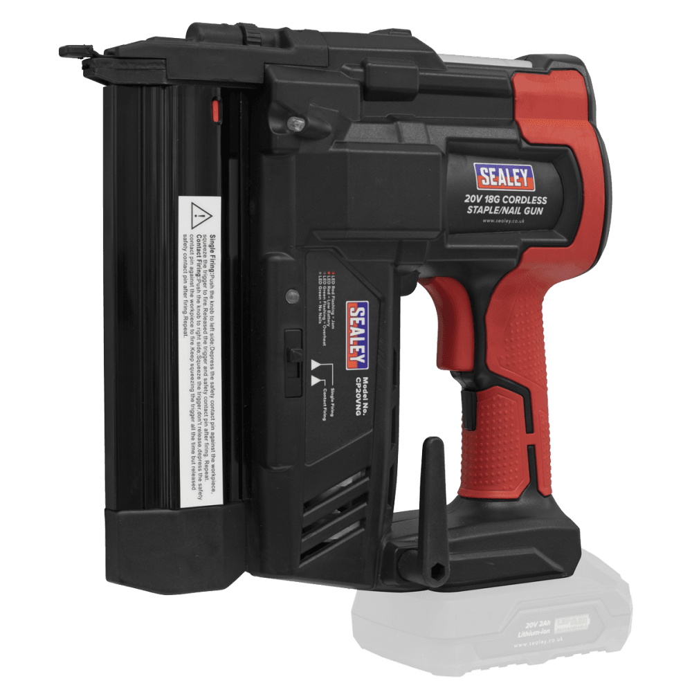 Cordless Nail/Staple Gun 18G 20V Lithium-ion - Body Only Model No-CP20VNG
