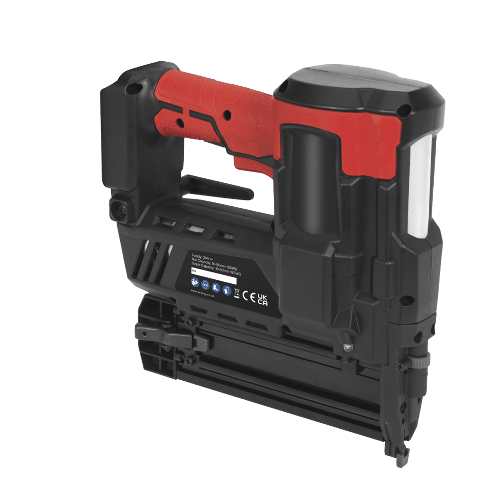 Cordless Nail/Staple Gun 18G 20V Lithium-ion - Body Only Model No-CP20VNG