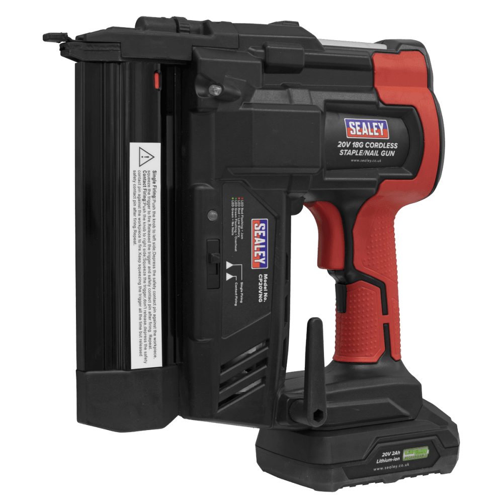 Cordless Nail/Staple Gun 18G 20V Lithium-ion - Body Only Model No-CP20VNG