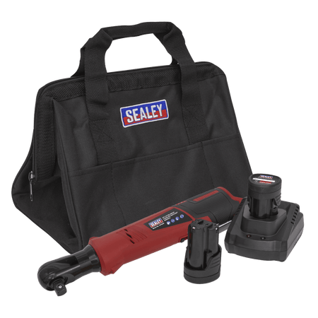 Cordless Ratchet Wrench 1/2"Sq Drive 12V Lithium-ion - 2 Batteries Model No-CP1209KIT