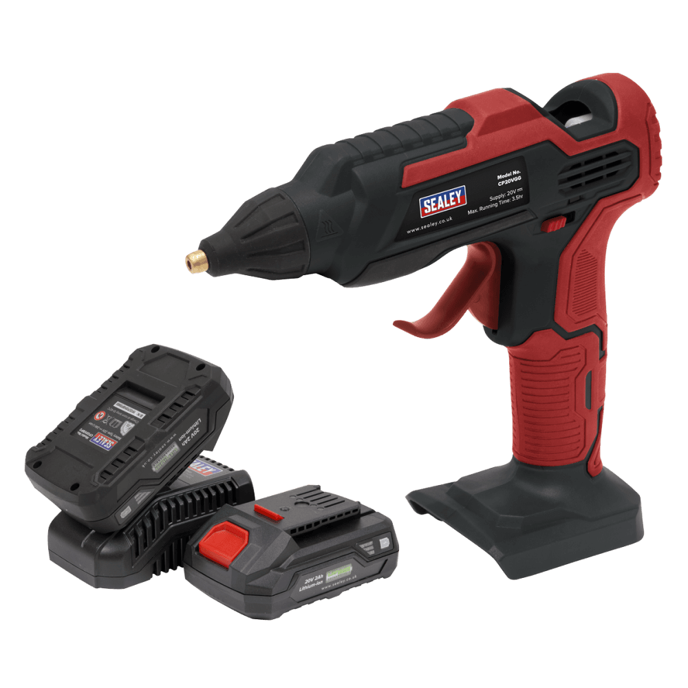 Cordless Glue Gun Kit 20V - 2 Batteries Model No-CP20VGGKIT